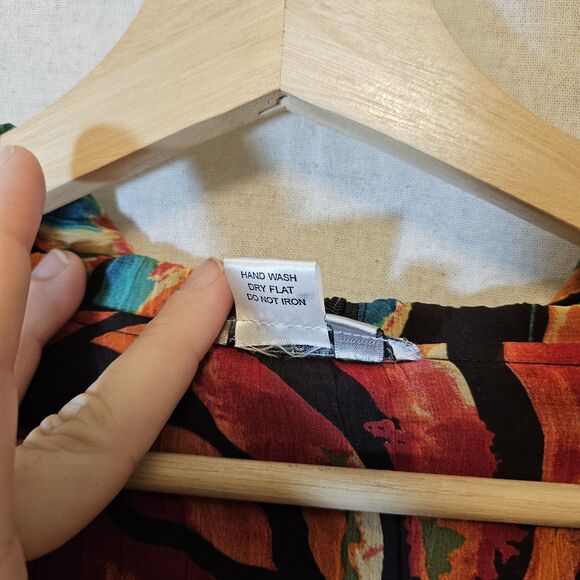 Alberto Makali Jacket Women L Reversible Black Crushed Velvet Colorful Hood - Picture 5 of 10